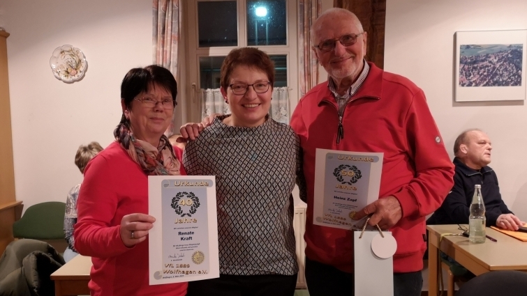 Mitgliederversammlung mit Ehrungen und Neuerungen