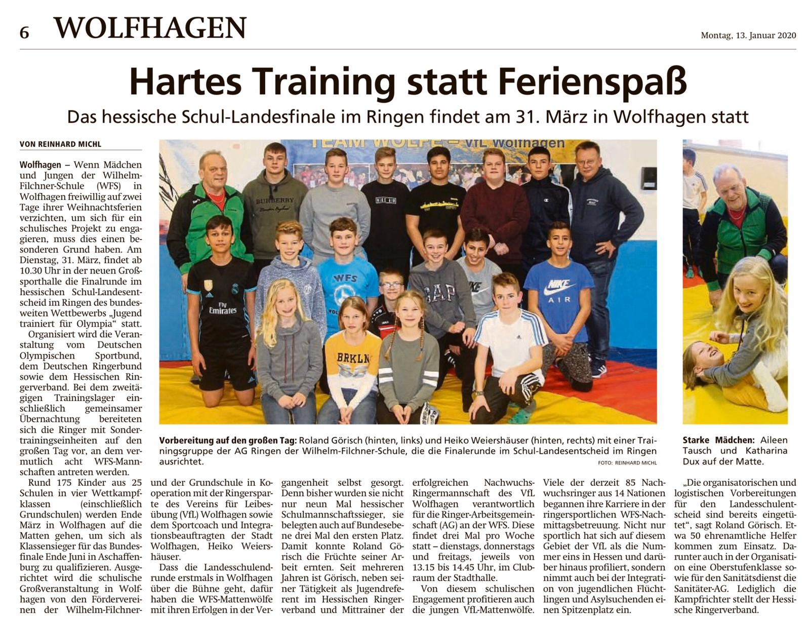 Vorbildliche Arbeit der Ringer AG