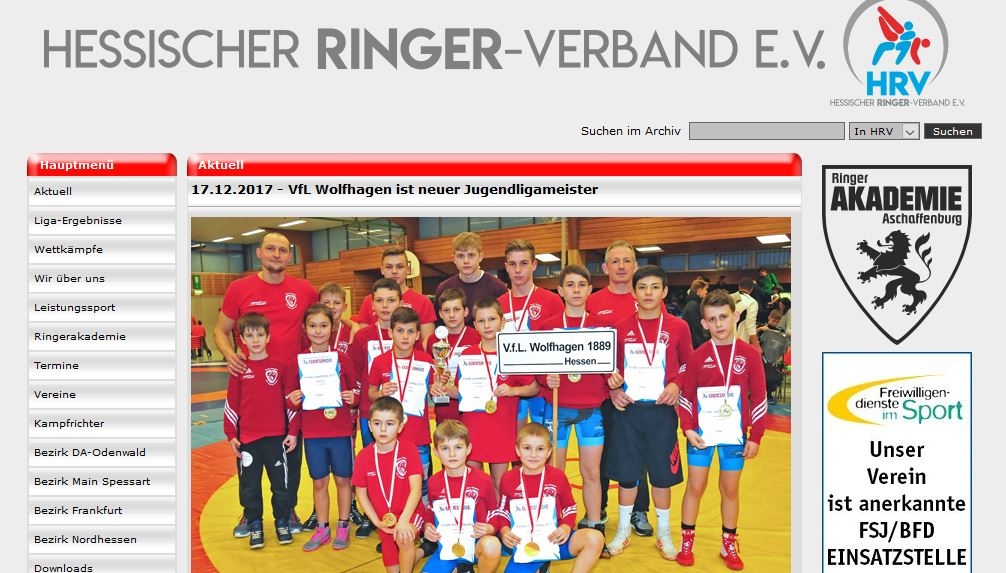 Sensation: VfL Ringer-Nachwuchs "Wölfe" Jugendligameister Hessen !
