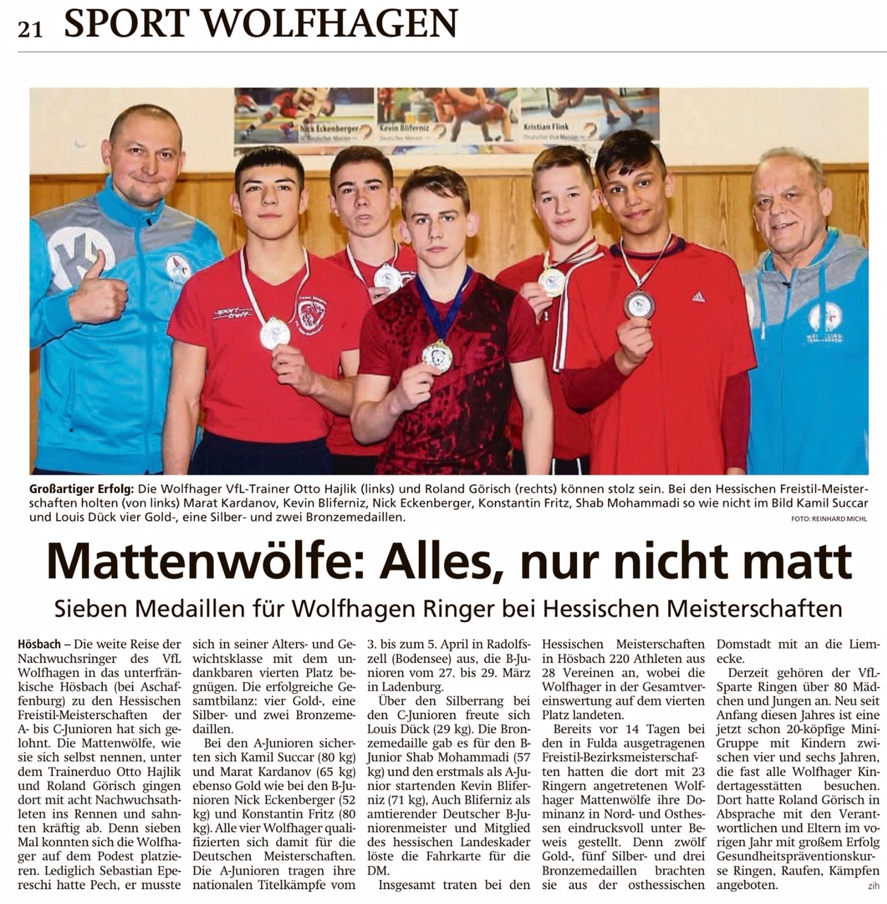 Mattenwölfe: Alles, nur nicht matt