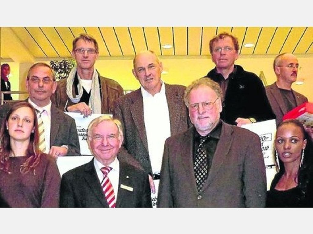 Vertreter der ausgezeichneten Vereine