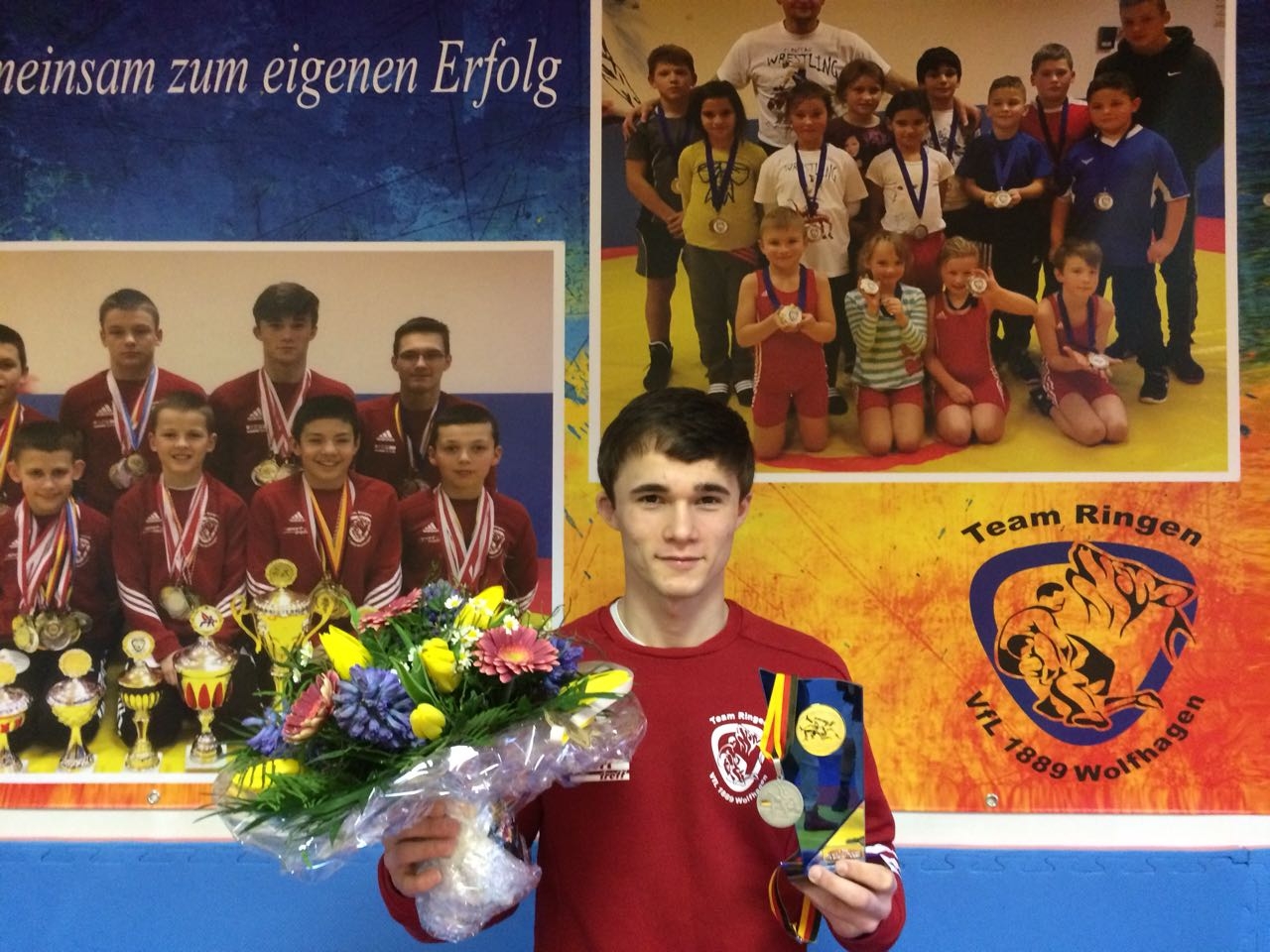 Erik Tangel wurde in der Gewichtsklasse 55 kg zweiter Platz ,bei den deutschen Meisterschaften 2018 der Junioren in Sulzbach 