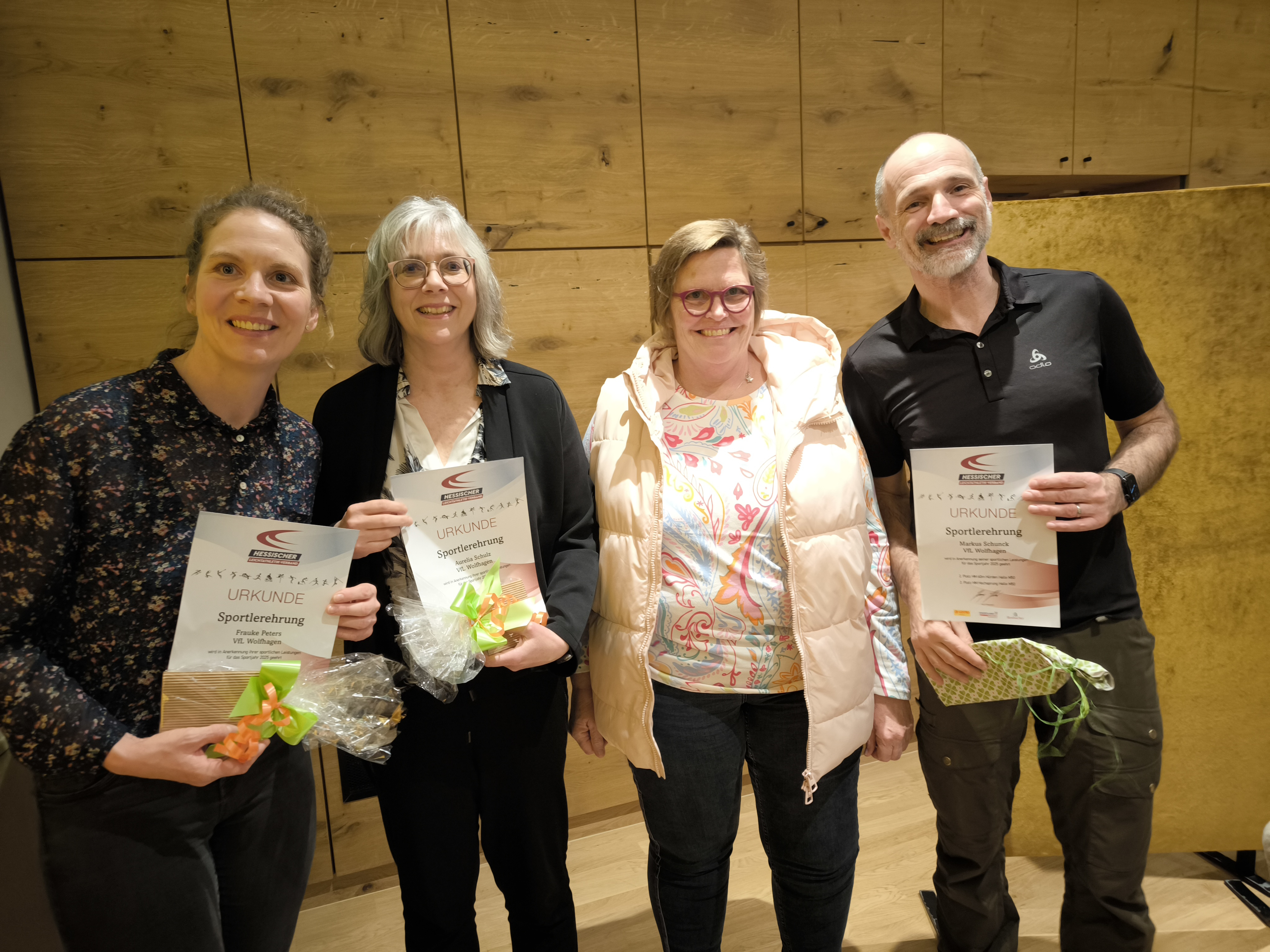 v.l. Frauke Peters, Aurelia Schulz, Ulrike Kleinschmidt & Markus Schunck