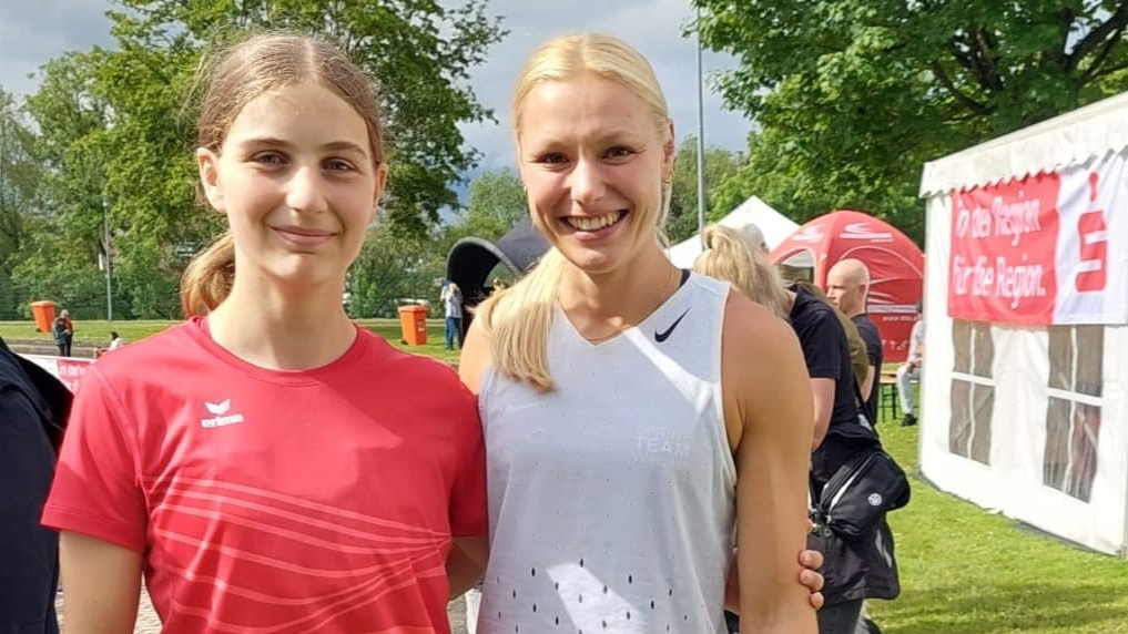 Clea mit Weltstar Lisa Mayer