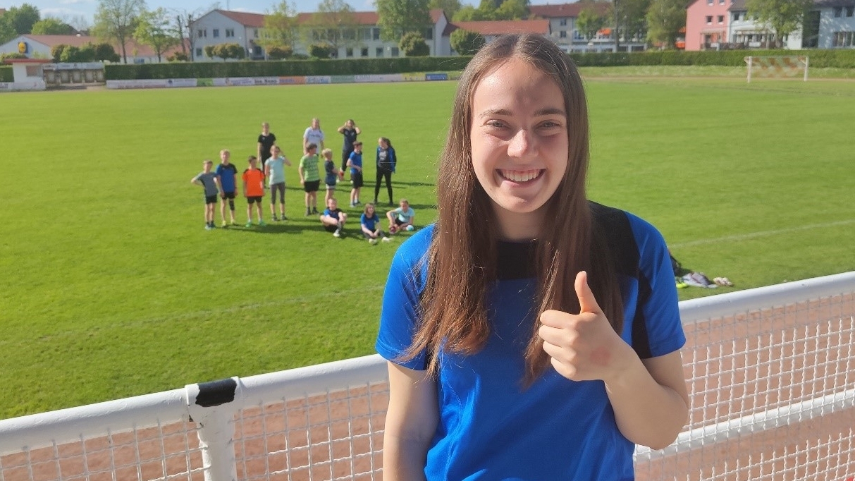 Celina Weiershäuser geehrt - VfL Wolfhagen stolz über Auszeichnung im Programm „Jung. Engagiert. Für meinen Verein“