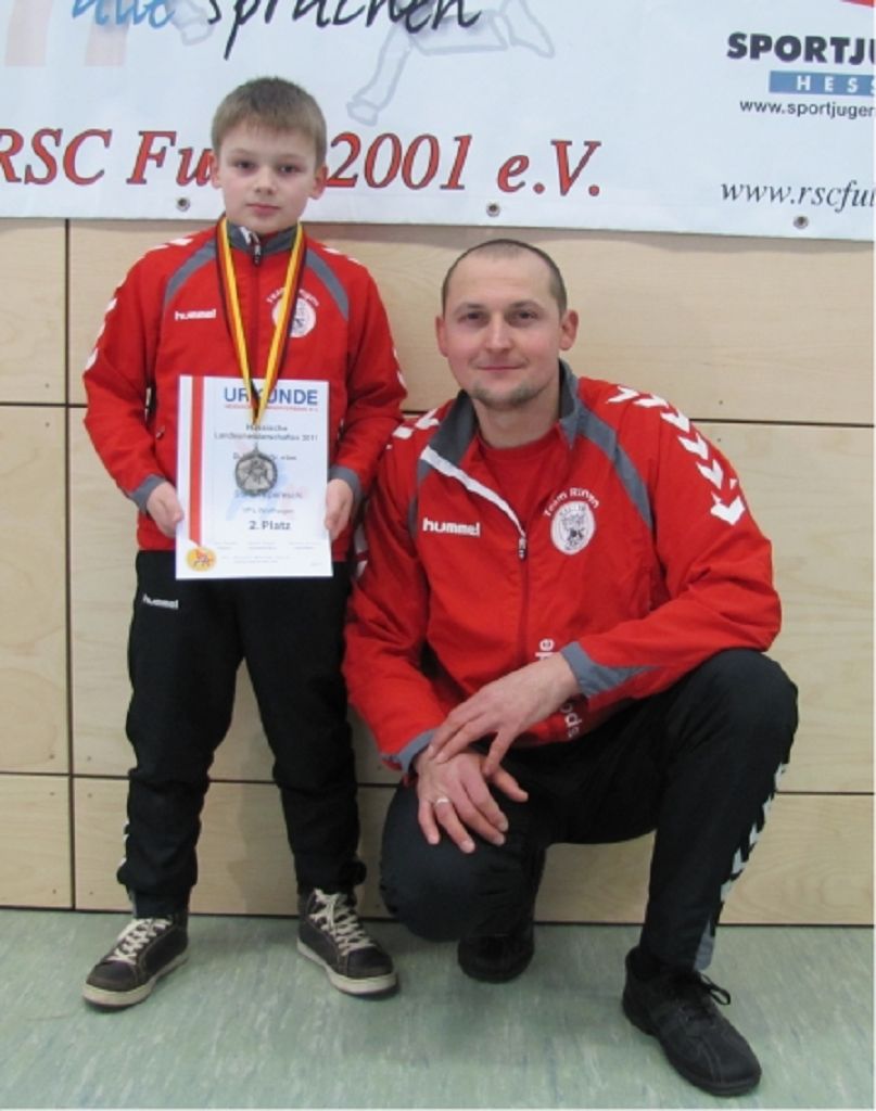 Stefan + Otto nach der Siegerehrung