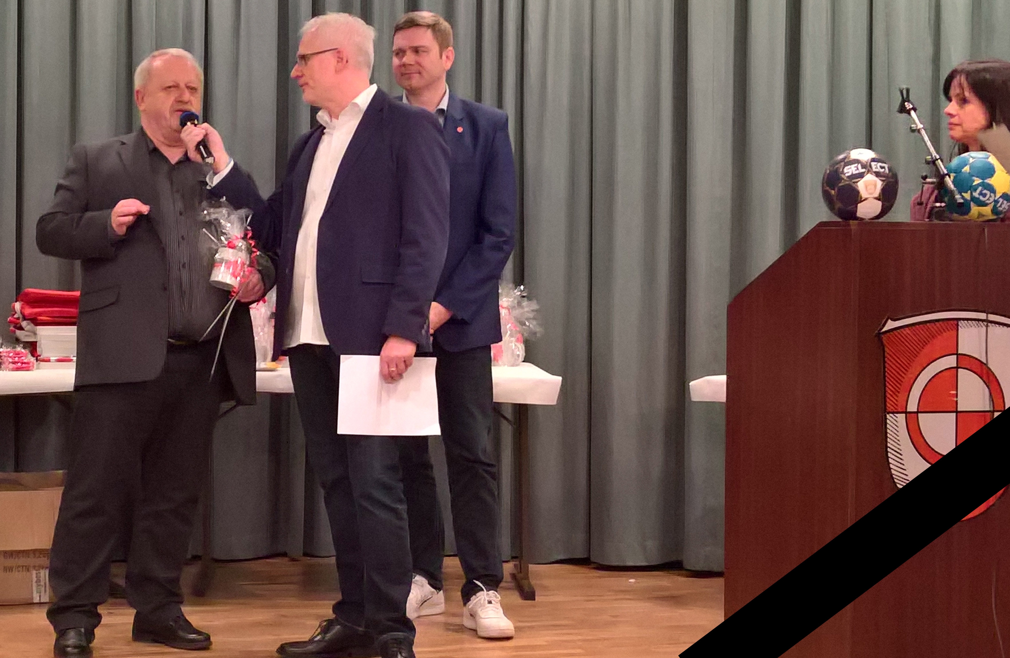 Rudi Göbert beim Interview anlässl. seiner Ehrung