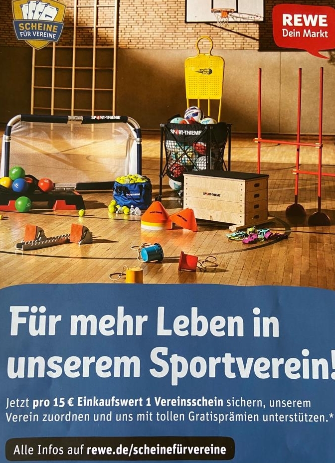 REWE "Scheine für Vereine" startet wieder !