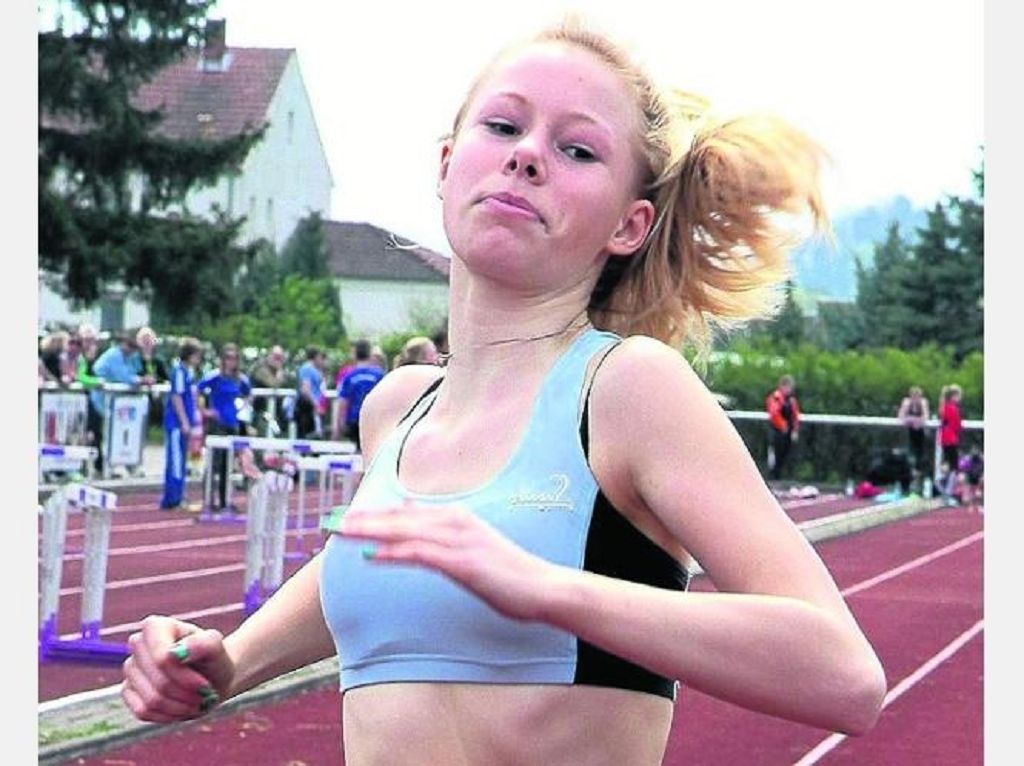 Punktnorm überboten: Leona Biermann vom VfL Wolfhagen überzeugte bei den Nordhessischen Mehrkampfmeisterschaften in Bebra. Foto:  zct