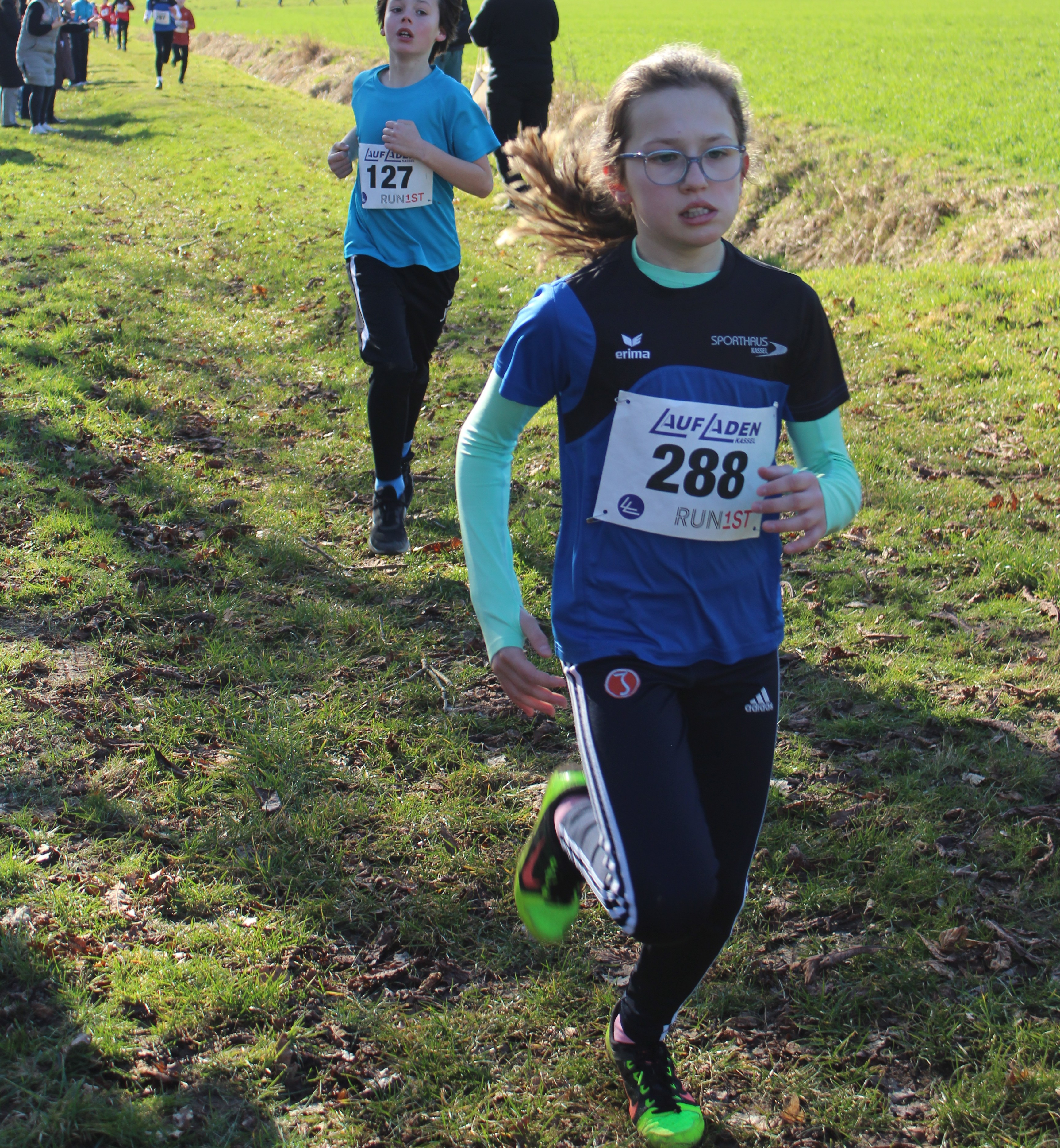 Anna-Lena Lindemann beim Zieleinlauf