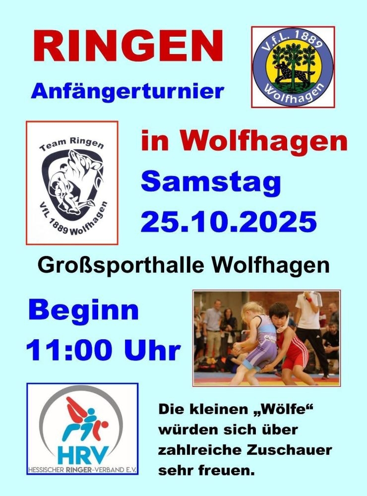 RINGER-ALARM! Die jüngsten Wölfe des VfL Wolfhagen starten durch!